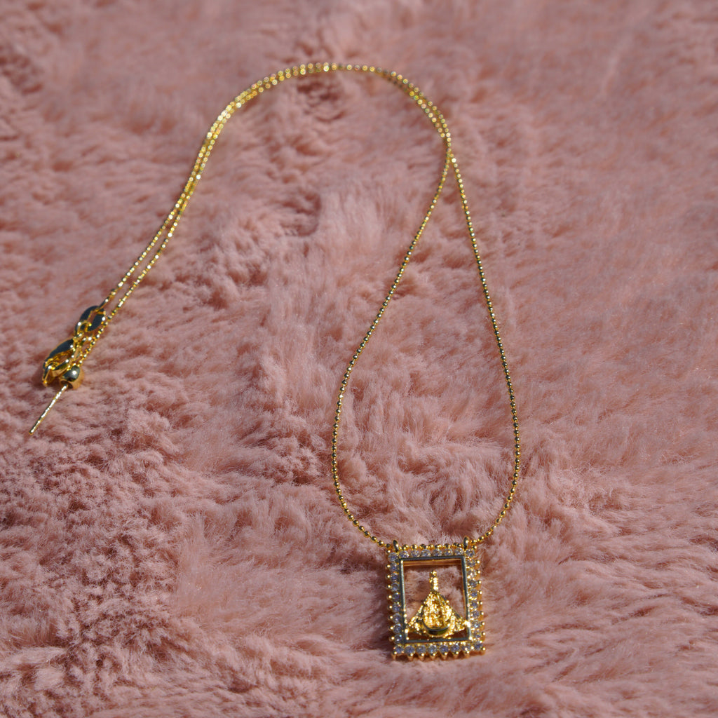 Virgin of Charity Medal Necklace