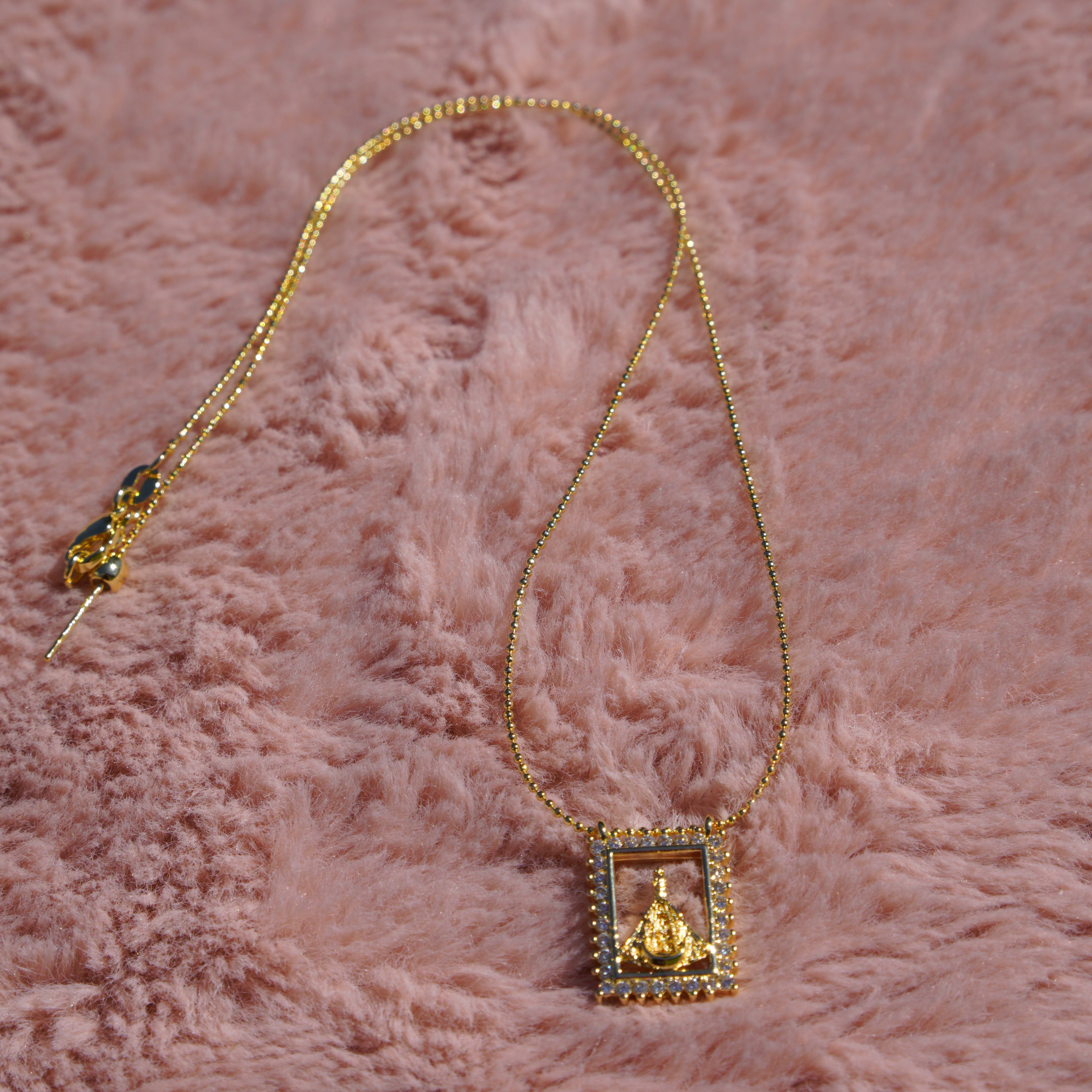 Virgin of Charity Medal Necklace