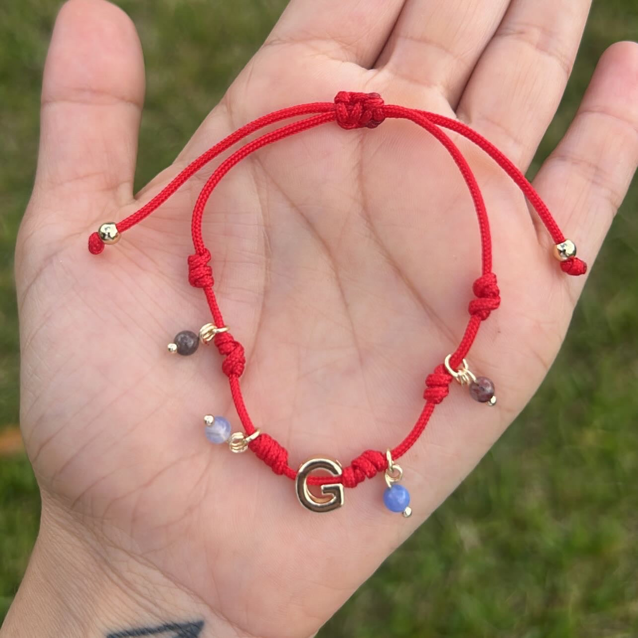 Lucky Initial Charm Bracelet