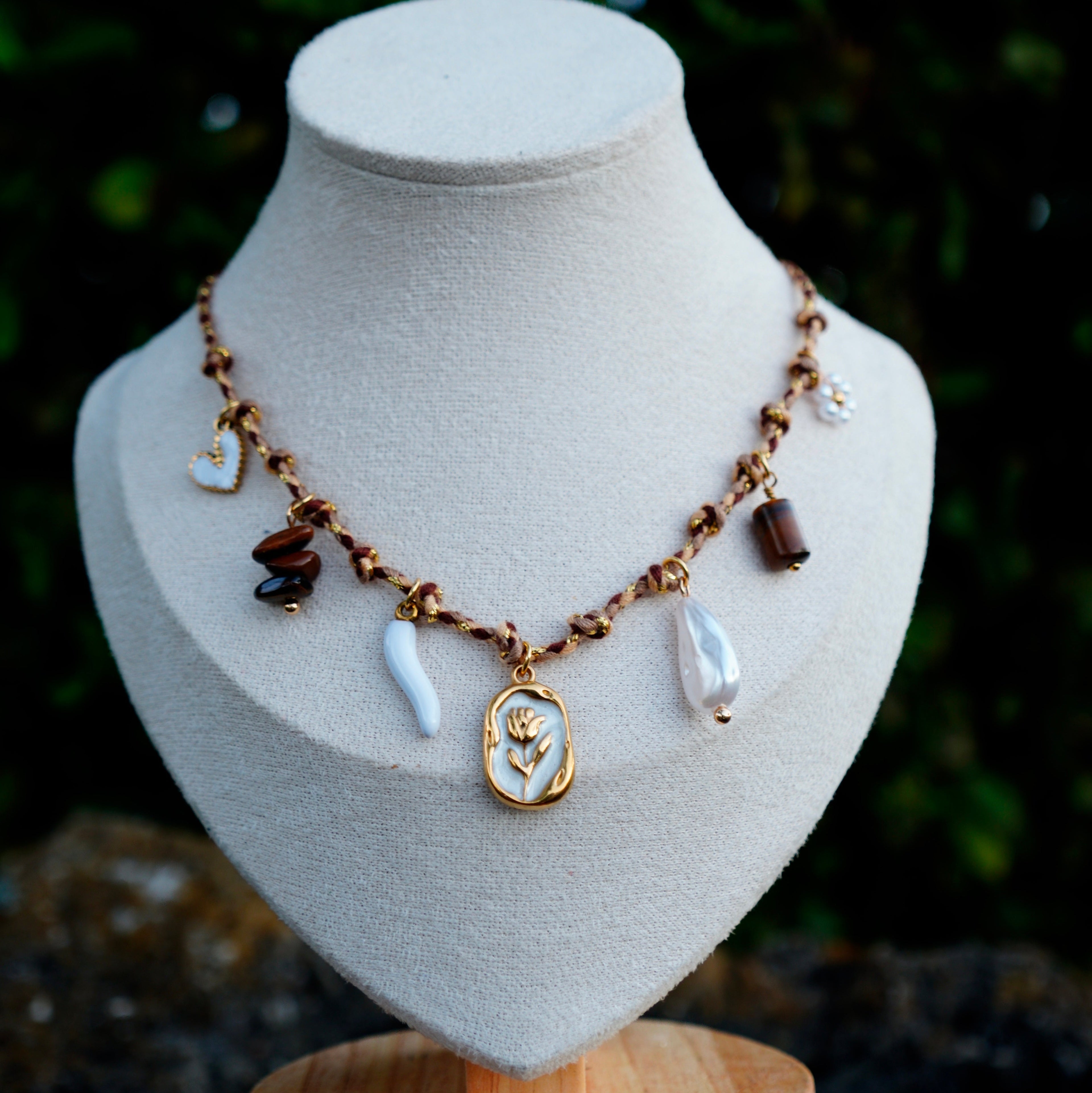 Sun, Sea & Luck Charm Necklace – Spring Collection