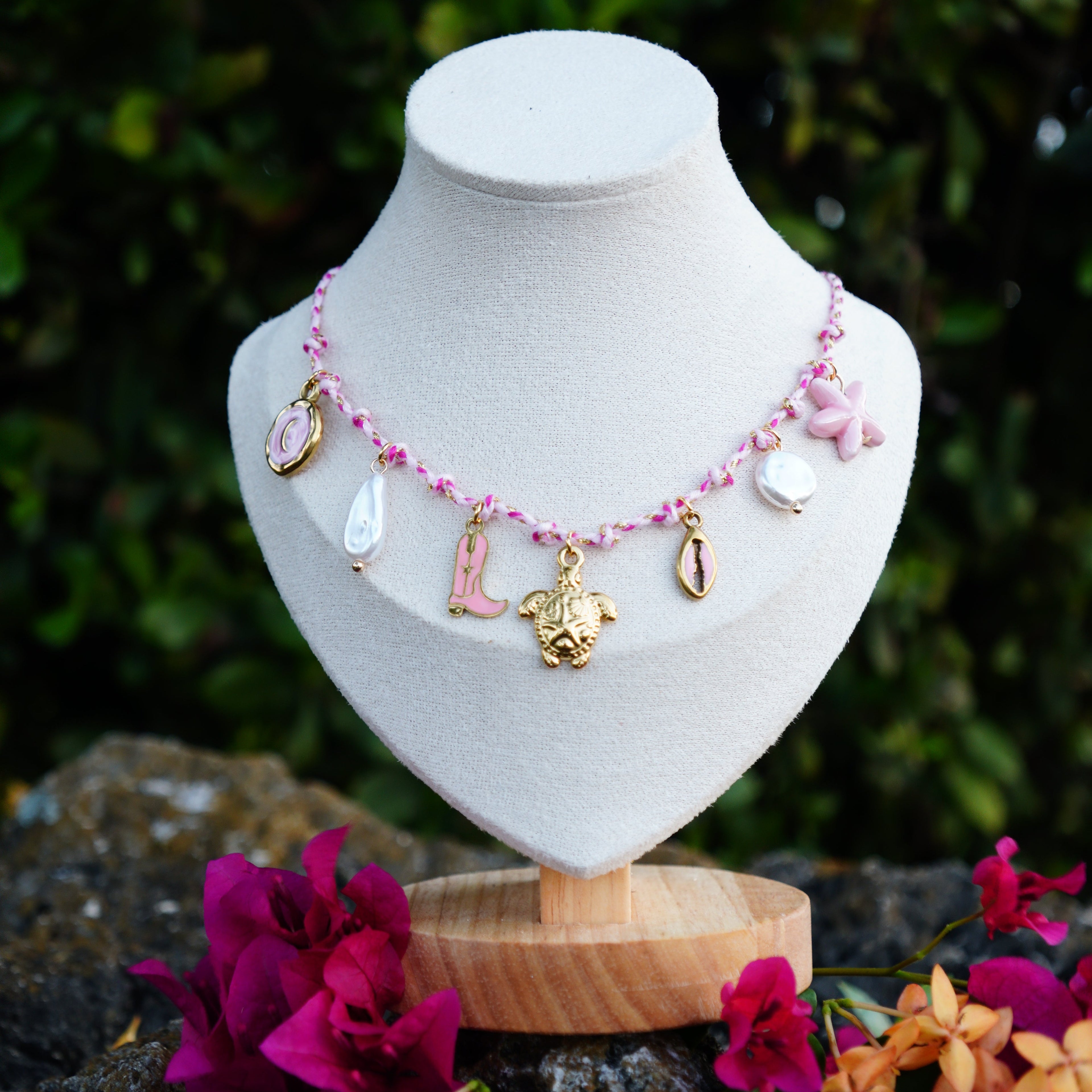 Sun, Sea & Luck Charm Necklace – Spring Collection