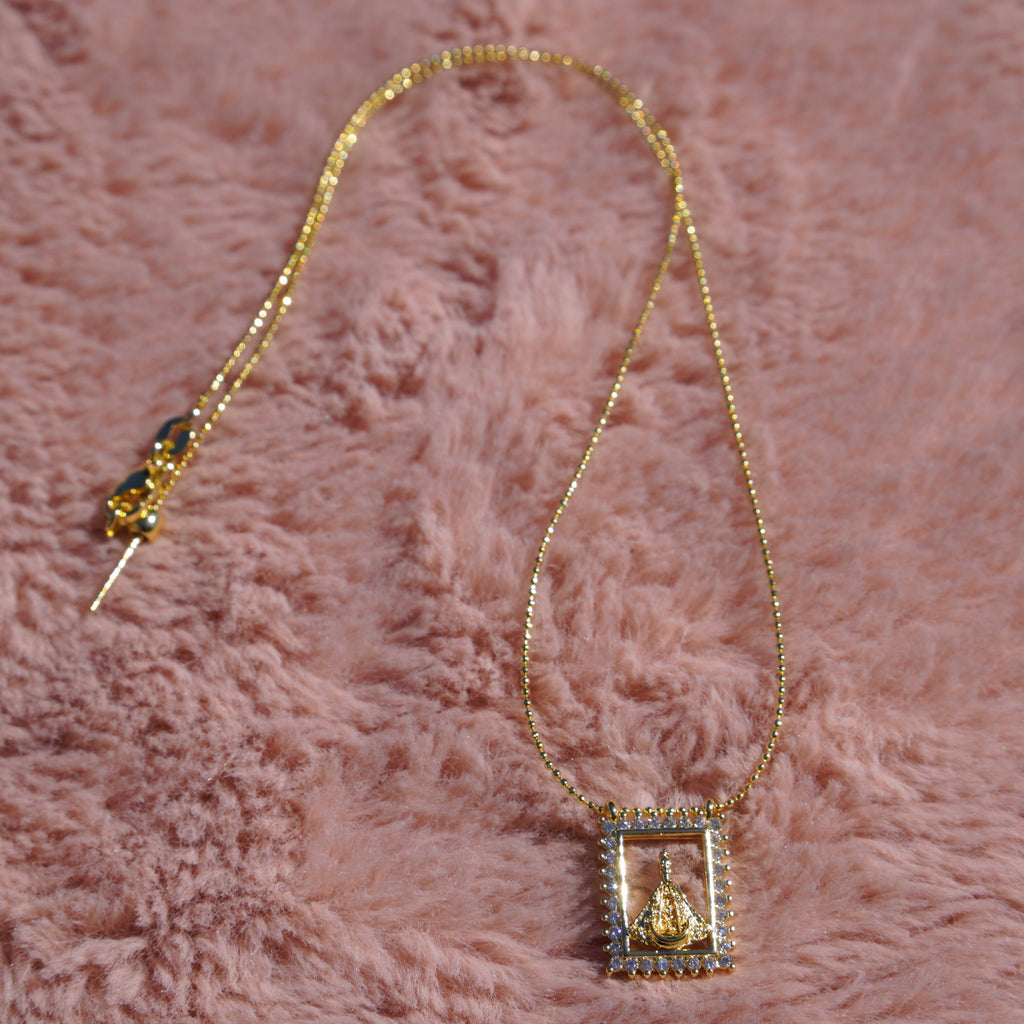 Virgin of Charity Medal Necklace