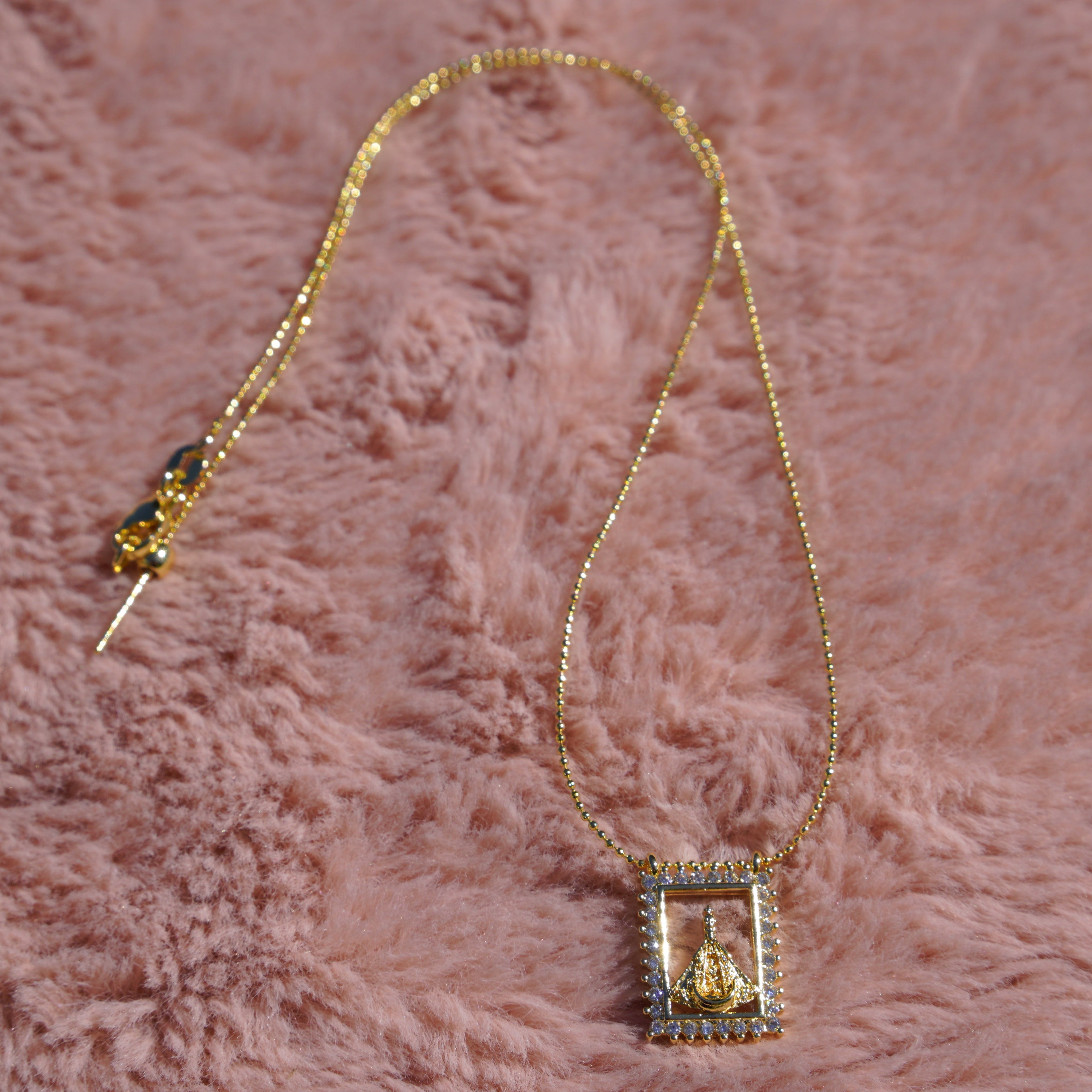 Virgin of Charity Medal Necklace
