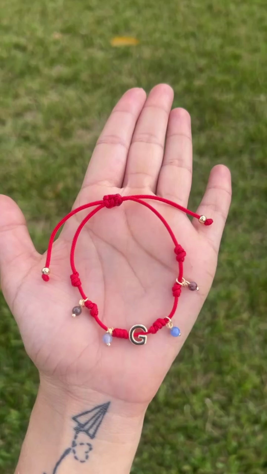 Lucky Initial Charm Bracelet