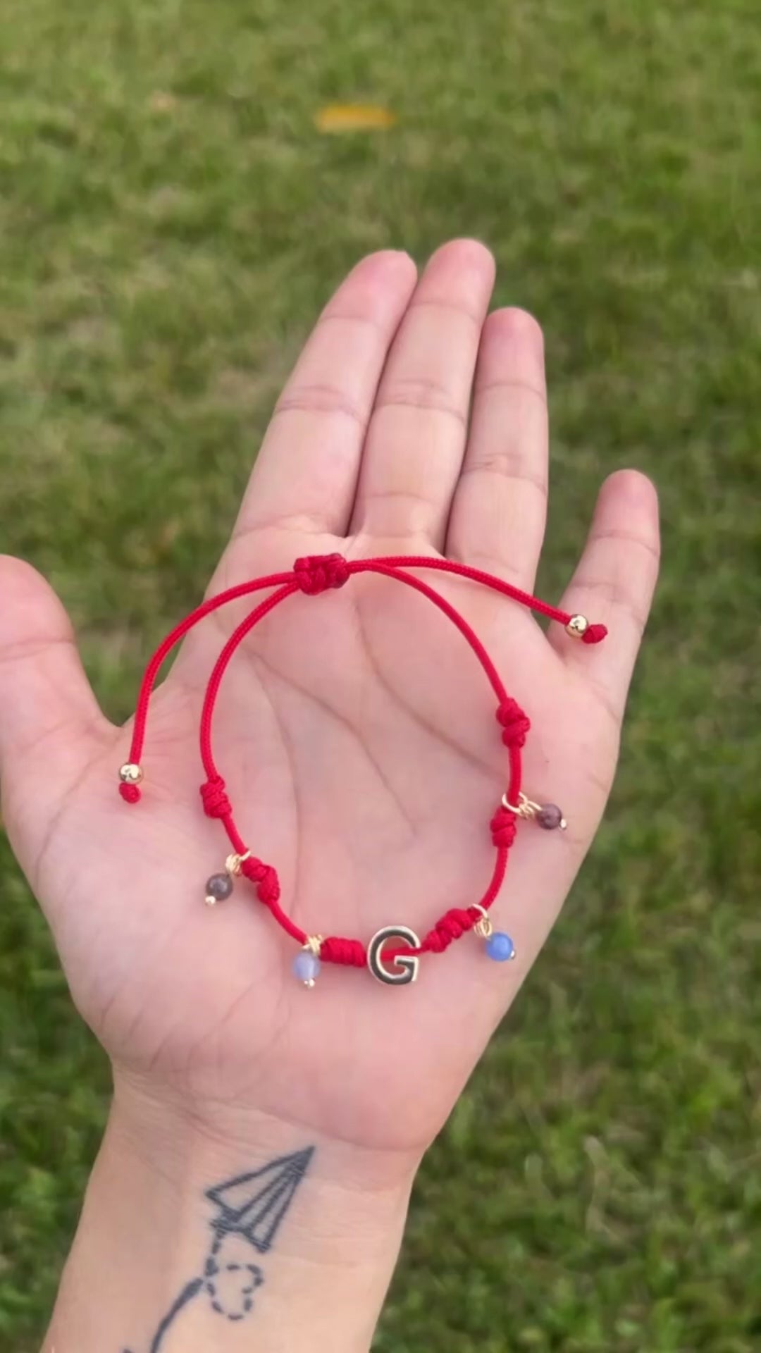 Lucky Initial Charm Bracelet